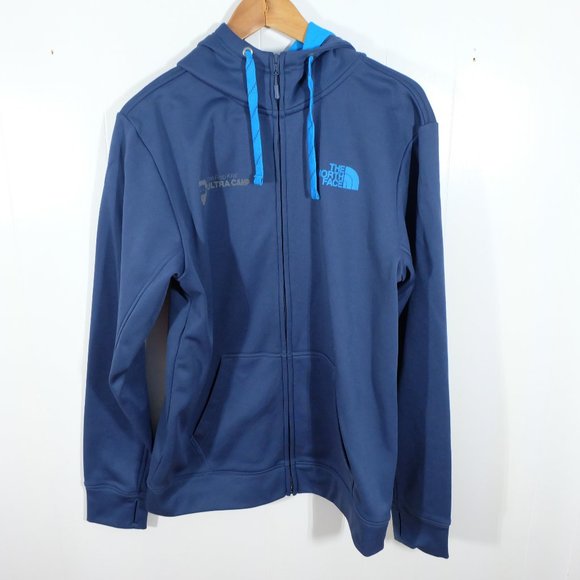 The North Face Other - The North Face Sweater Mens Medium Blue Pullover Hoodie Full Zip Fleece Outdoor